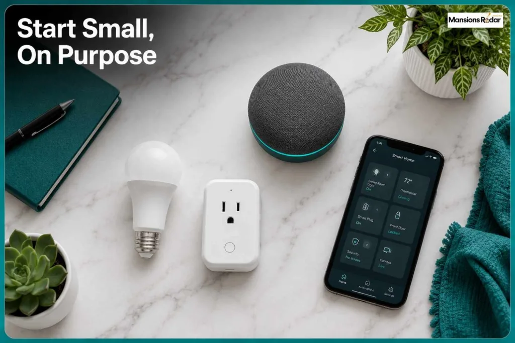 The Three Starter Devices for a First Smart Home Setup