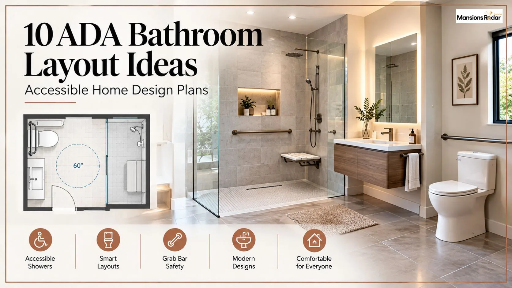 10 ADA Bathroom Layout Ideas Accessible Home Design Plans
