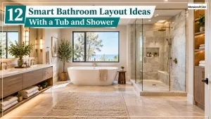 12 Smart Bathroom Layout Ideas With a Tub and Shower