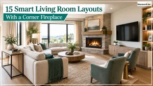 15 Smart Awkward Living Room Layouts With a Corner Fireplace