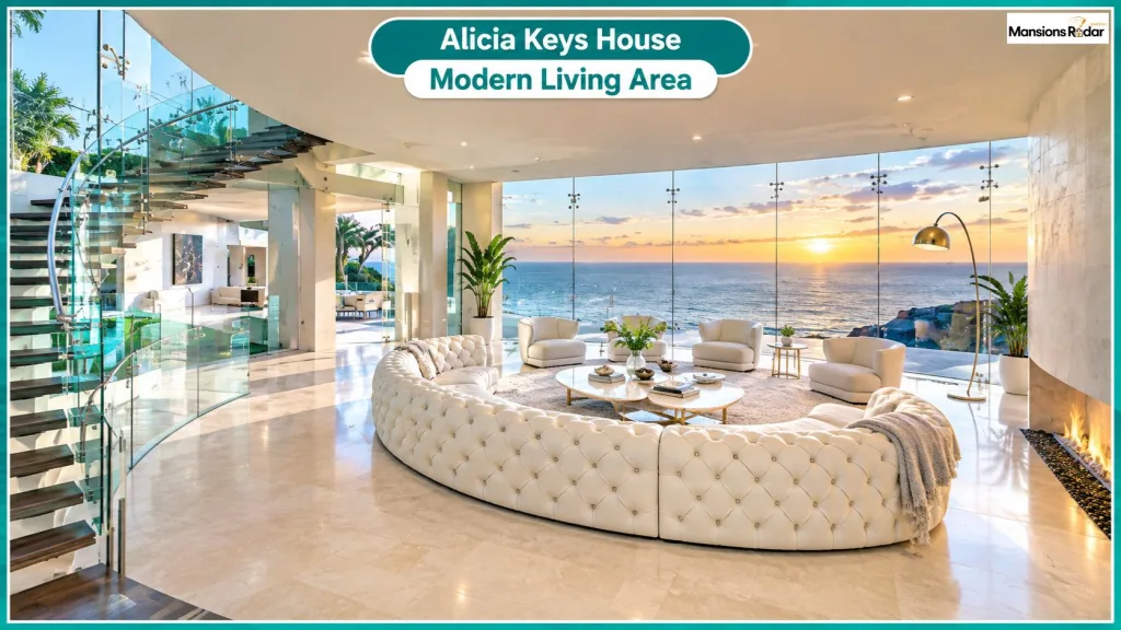 Alicia Keys House Modern Living Area