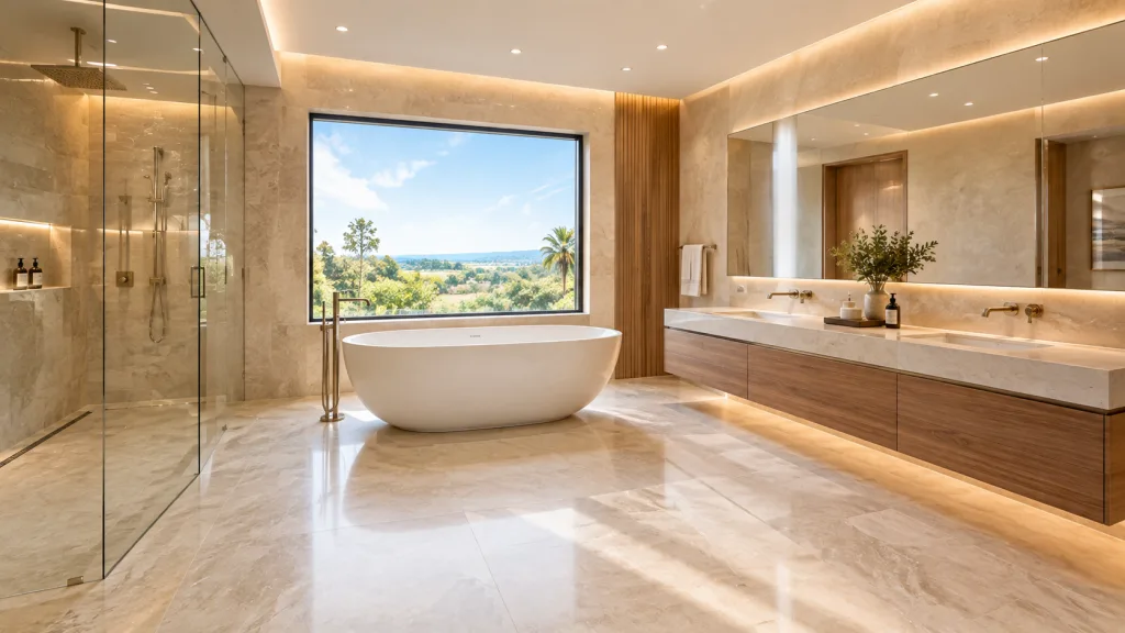 Bathroom With Freestanding Tub