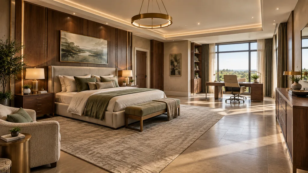 Bedroom With a Desk