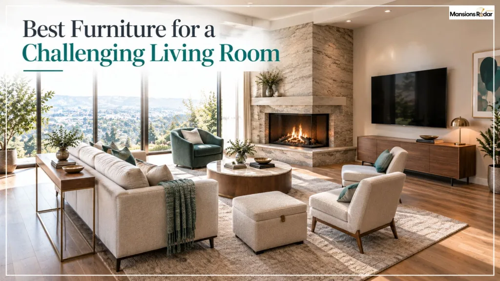 Best Furniture for a Challenging Living Room