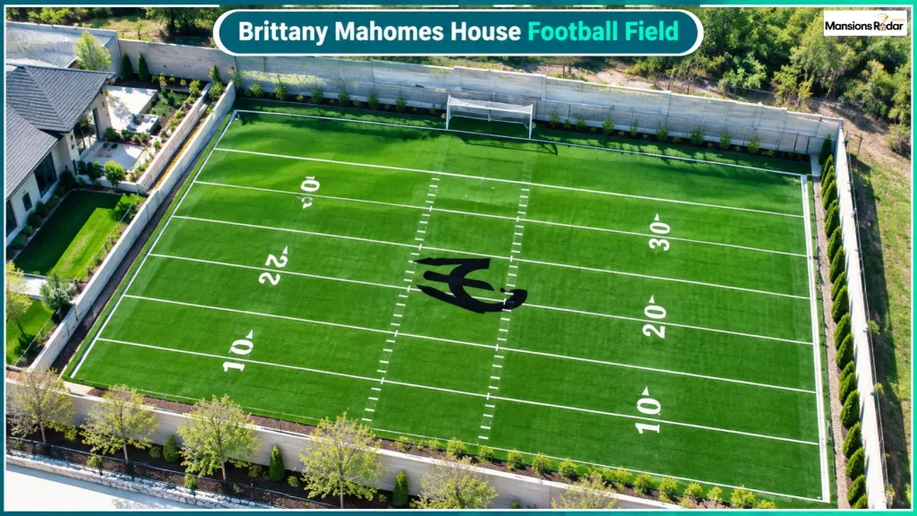 Brittany Mahomes House Football Field