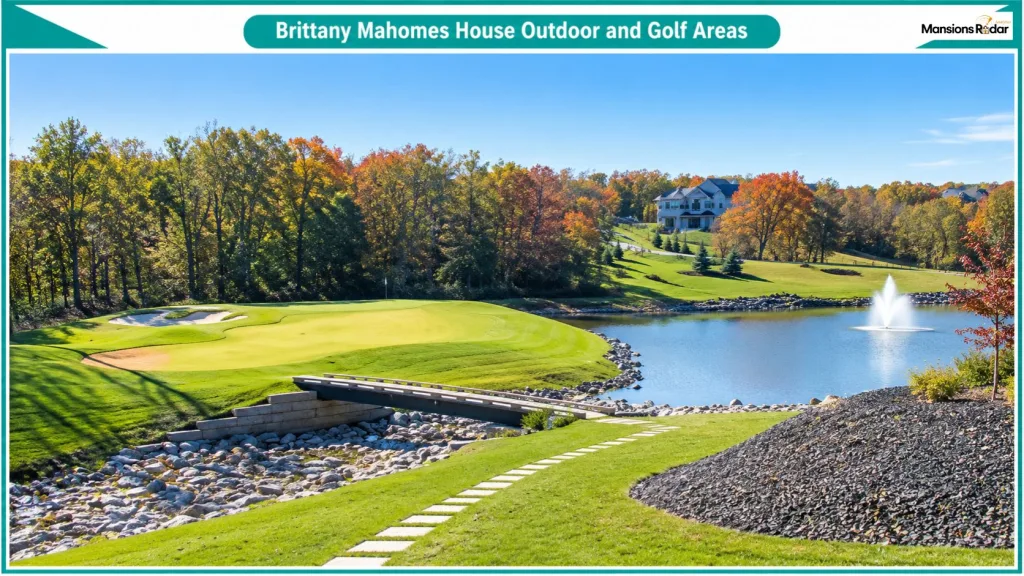 Brittany Mahomes House Outdoor and Golf Areas