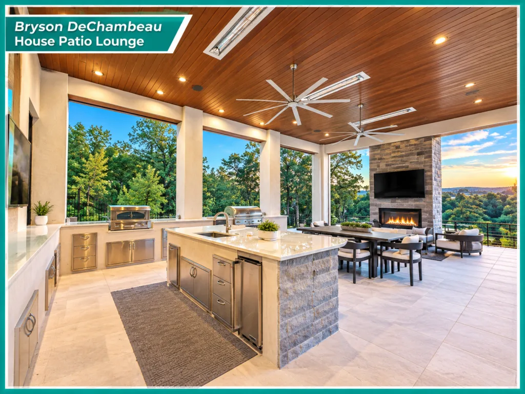 Bryson DeChambeau House Patio Lounge