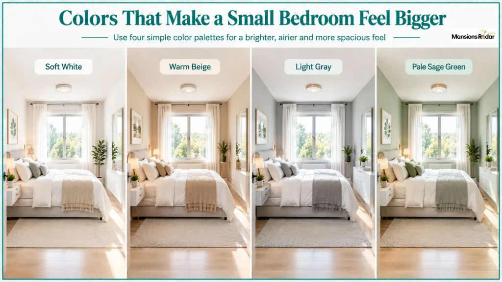 Colors That Make a Small Bedroom Feel Bigger