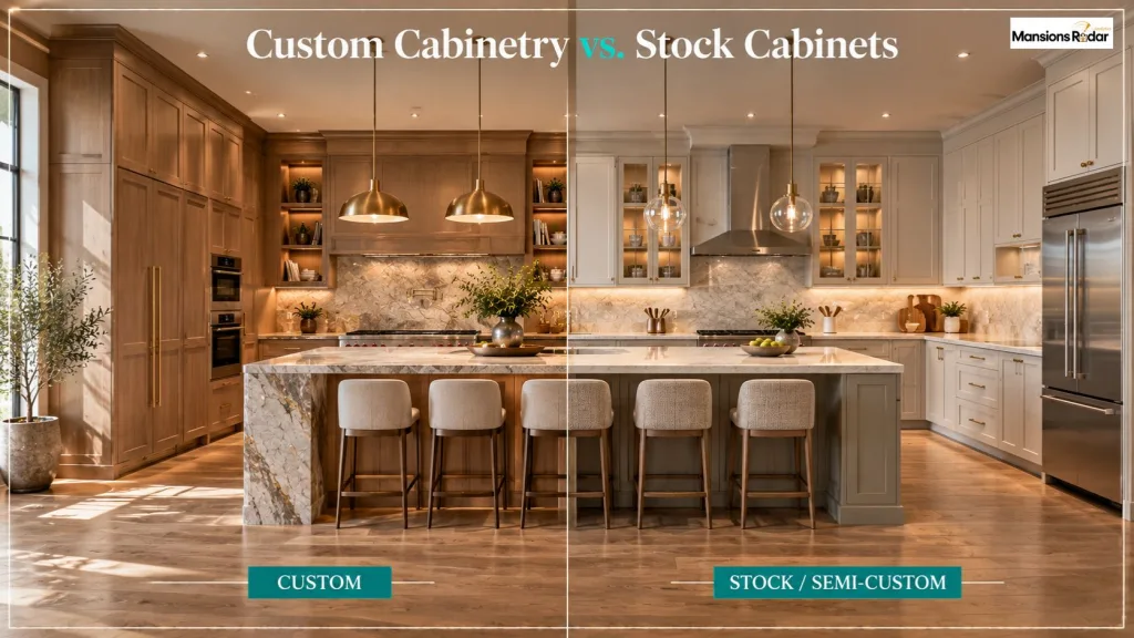 Custom Cabinetry vs. Stock Cabinets