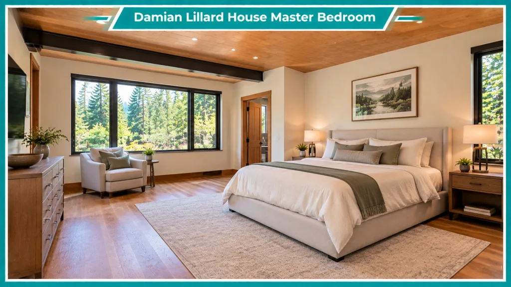 Damian Lillard House Master Bedroom