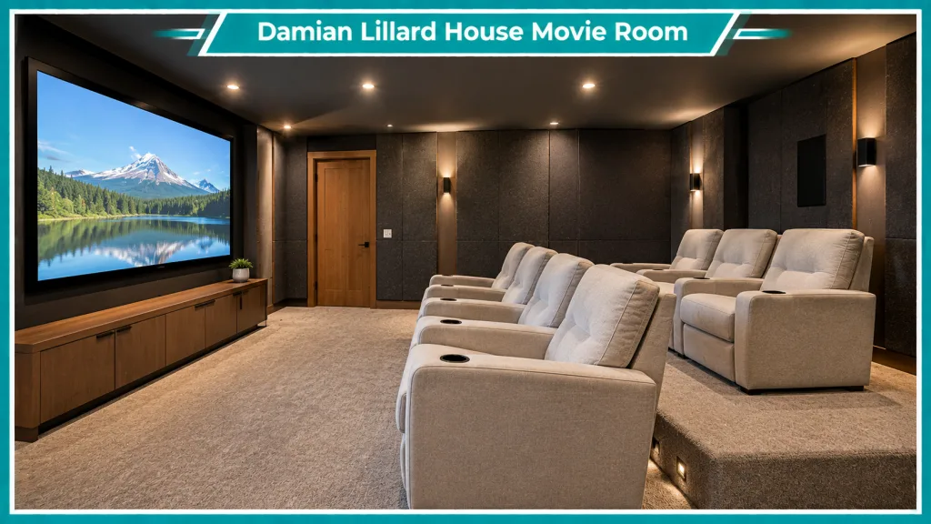 Damian Lillard House Movie Room