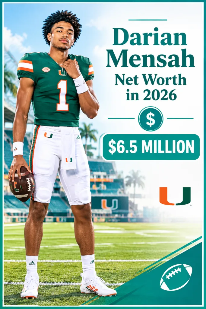 Darian Mensah Net Worth in 2026