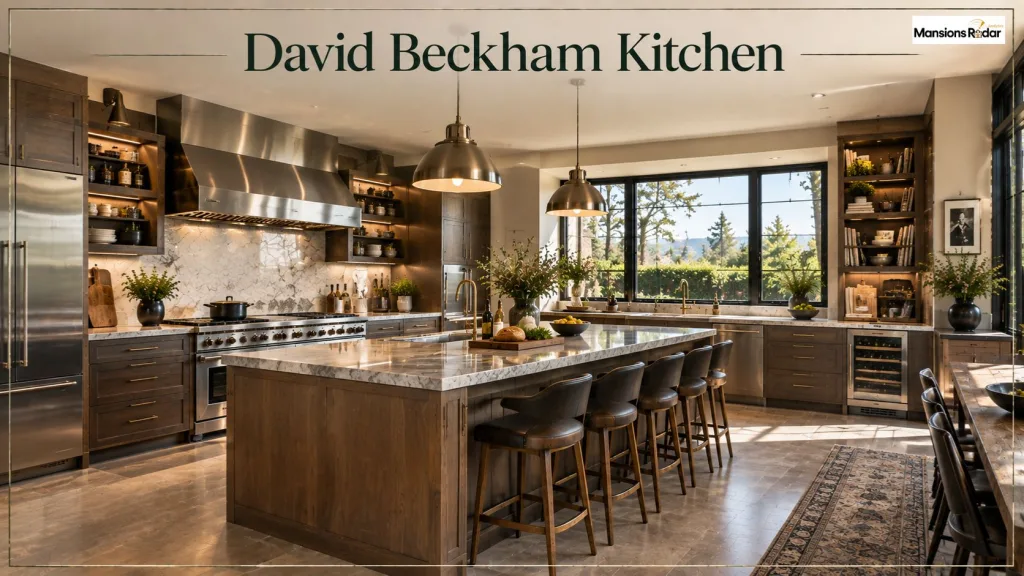 David Beckham House Kitchen