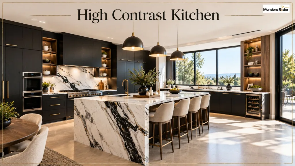 High Contrast Kitchen