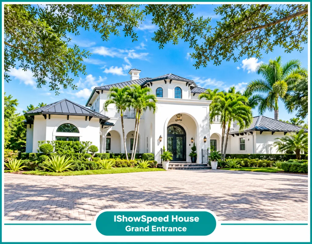 IShowSpeed House Grand Entrance