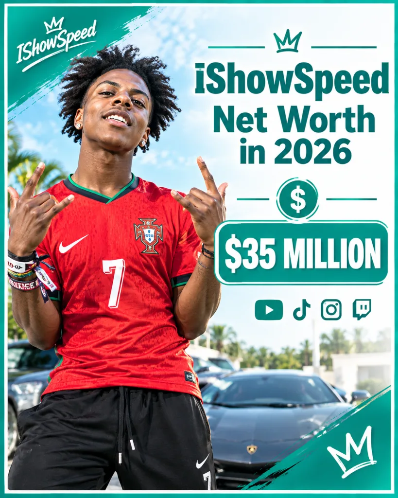 IShowSpeed Net Worth in 2026