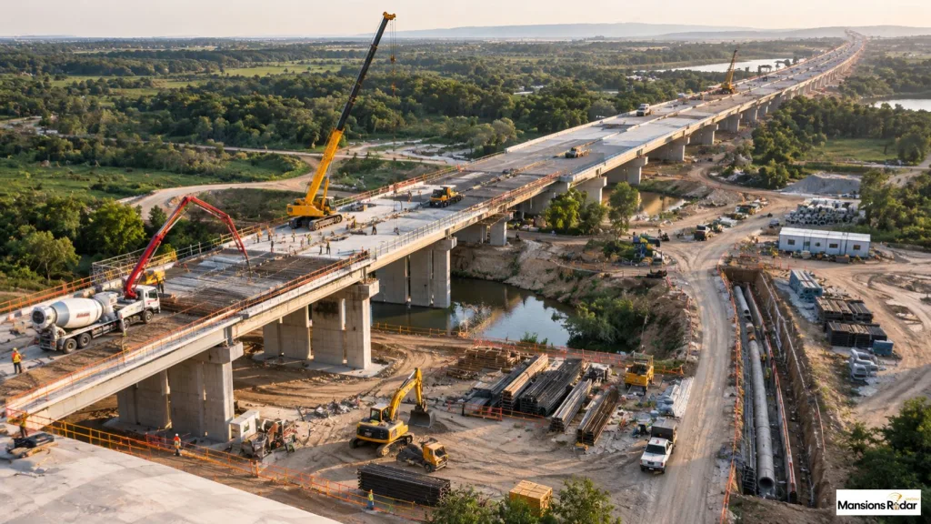 Infrastructure Construction Site Layout