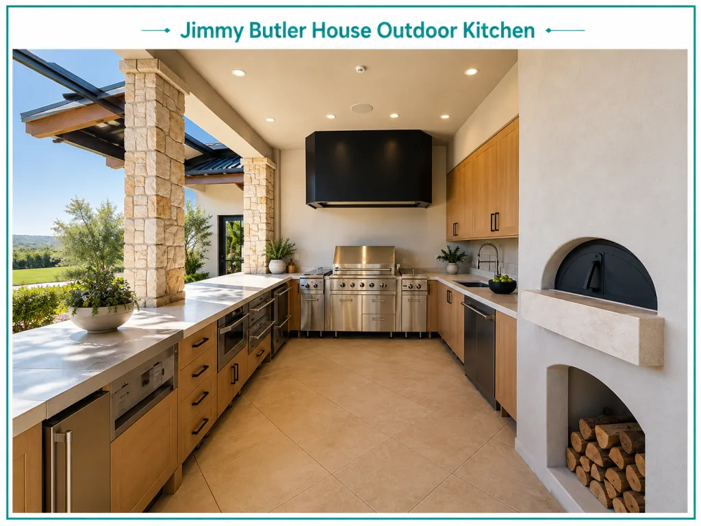 Jimmy Butler House Outdoor Kitchen