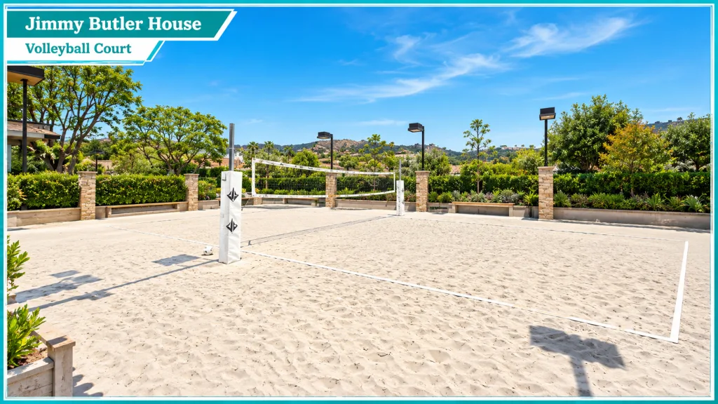 Jimmy Butler House  Volleyball Court