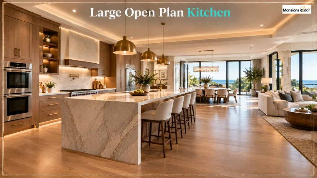 Large Open Plan Kitchen