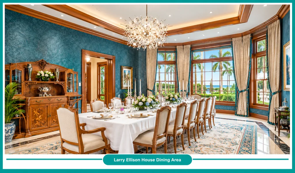Larry Ellison House Dining Area