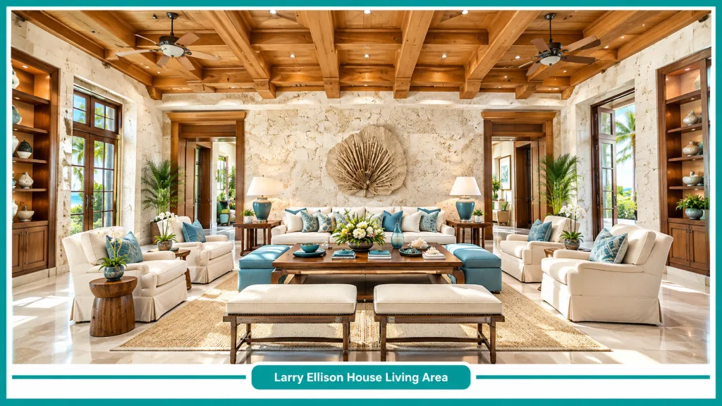 Larry Ellison House Living Area