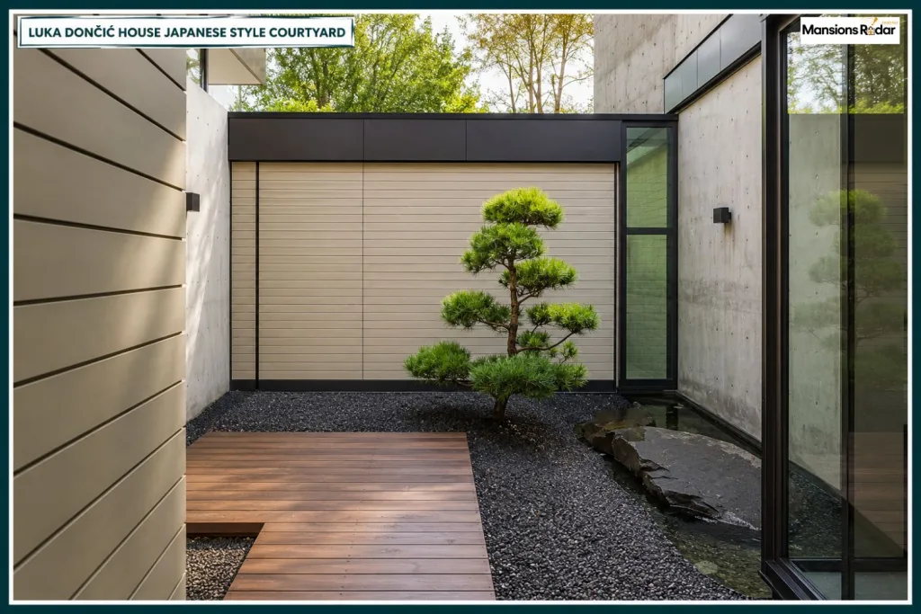 Luka Dončić House Japanese Style Courtyard