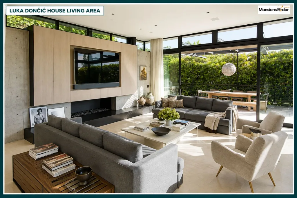 Luka Dončić House Living Area