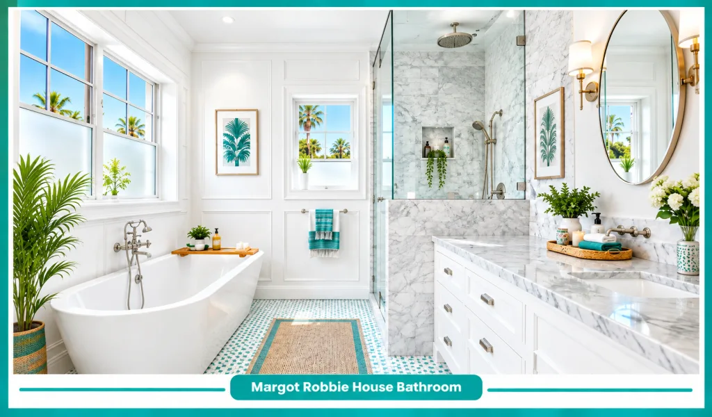 Margot Robbie House Bathroom