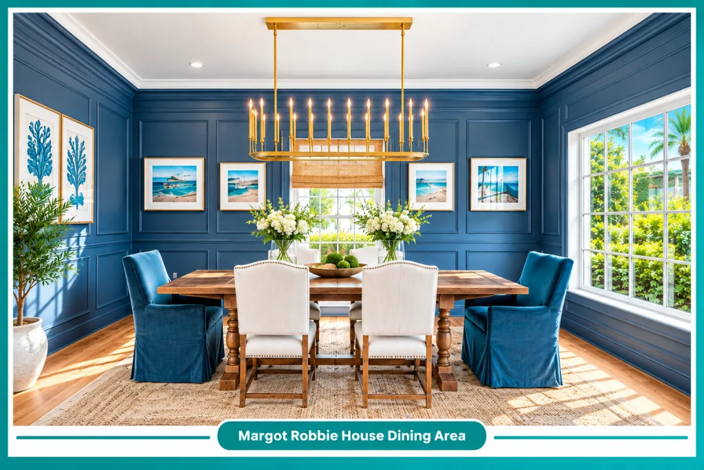 Margot Robbie House Dining Area