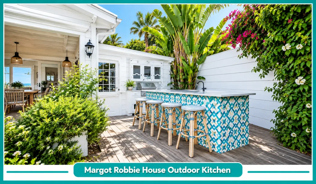 Margot Robbie House Outdoor Kitchen