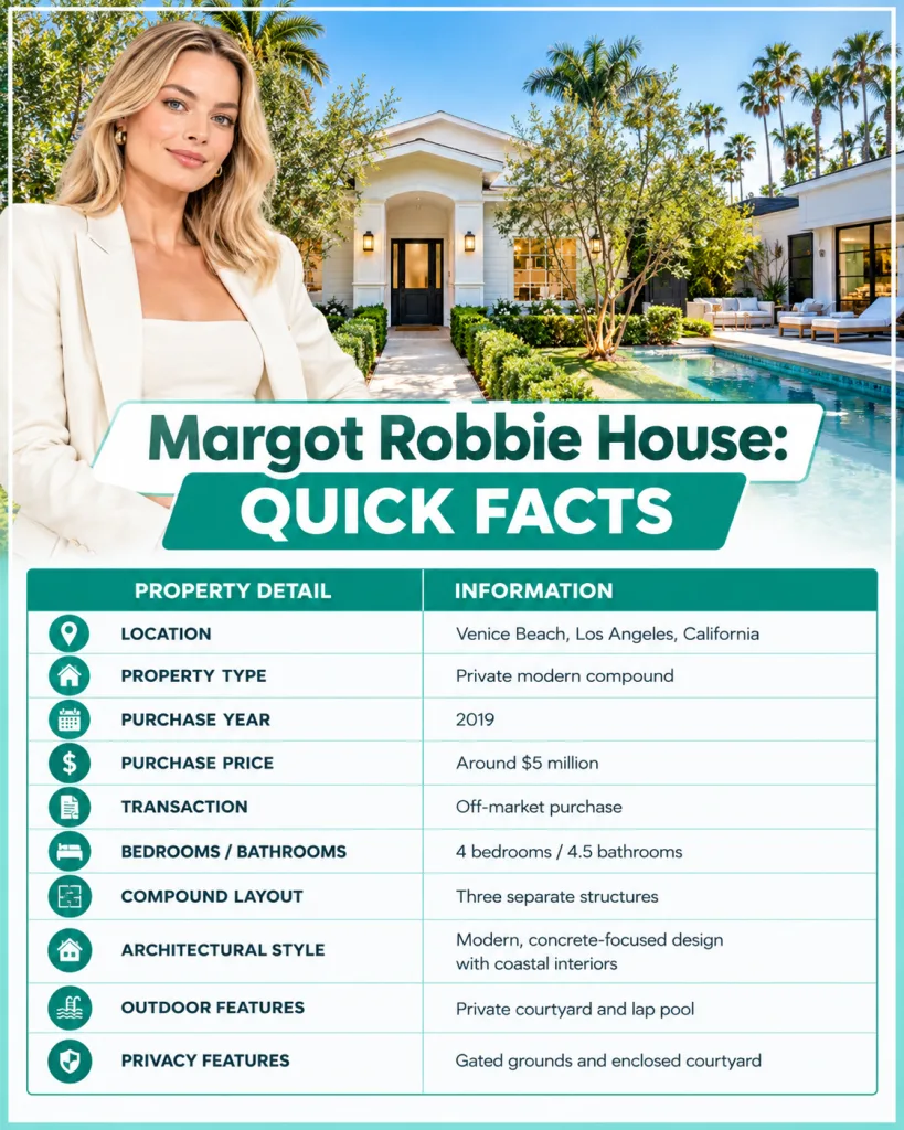 Margot Robbie House Quick Facts