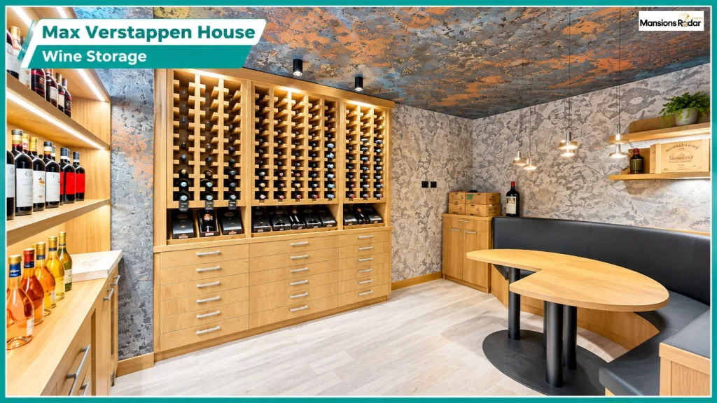 Max Verstappen House Wine Storage