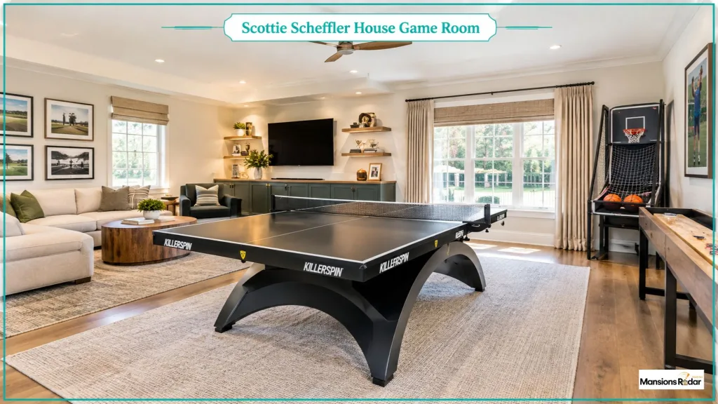 Scottie Scheffler House Game Room