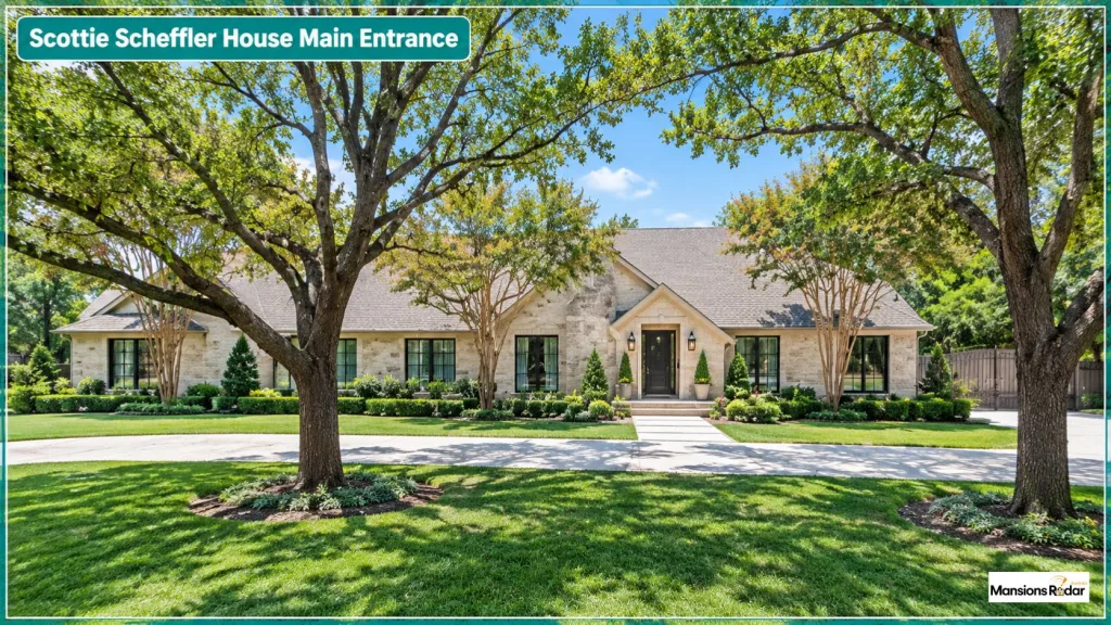 Scottie Scheffler House Main Entrance