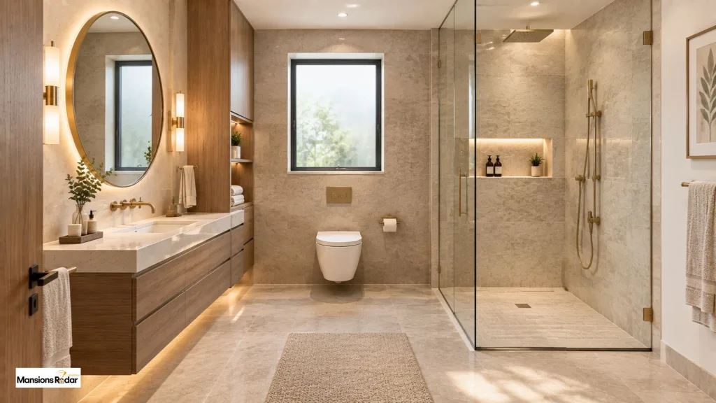Three-Piece Bathroom Layout