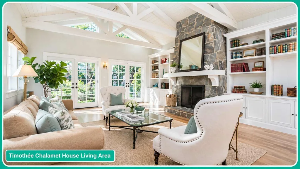 Timothée Chalamet House Living Area