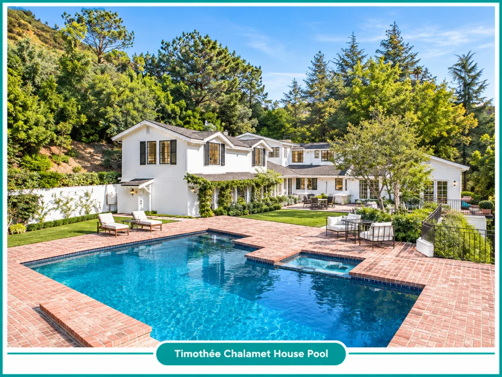 Timothée Chalamet House Pool