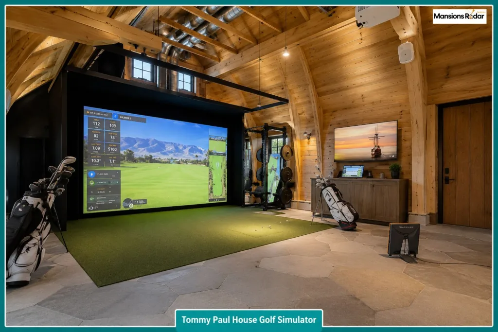 Tommy Paul House Golf Simulator