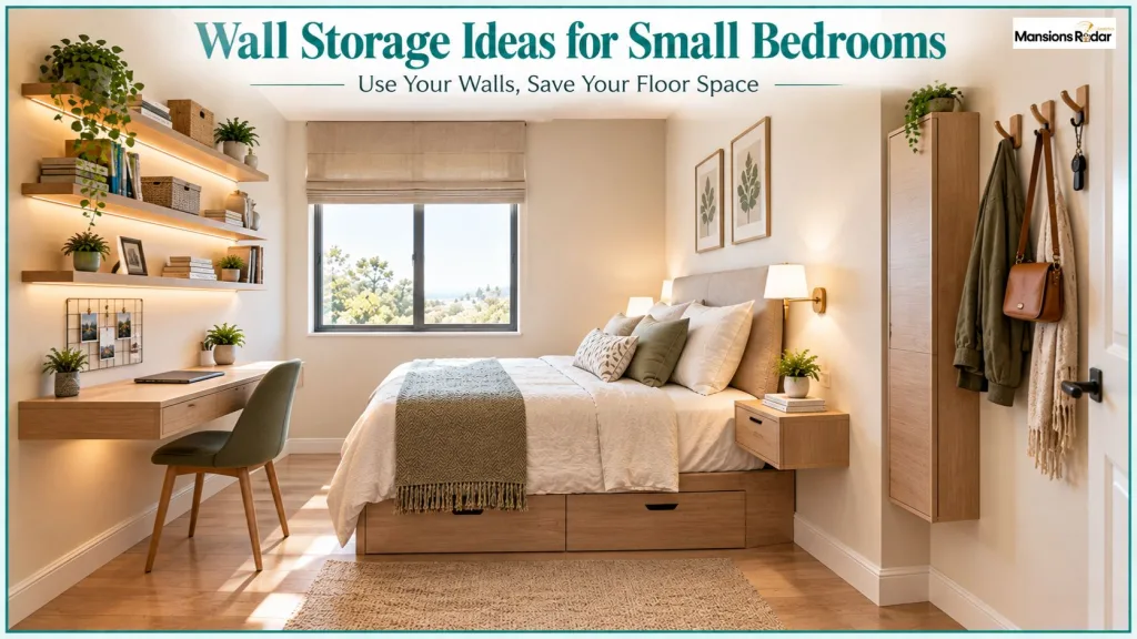 Wall Storage Ideas for Small Bedrooms