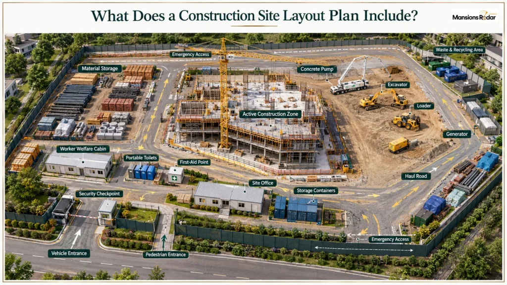 What Does a Construction Site Layout Plan Include