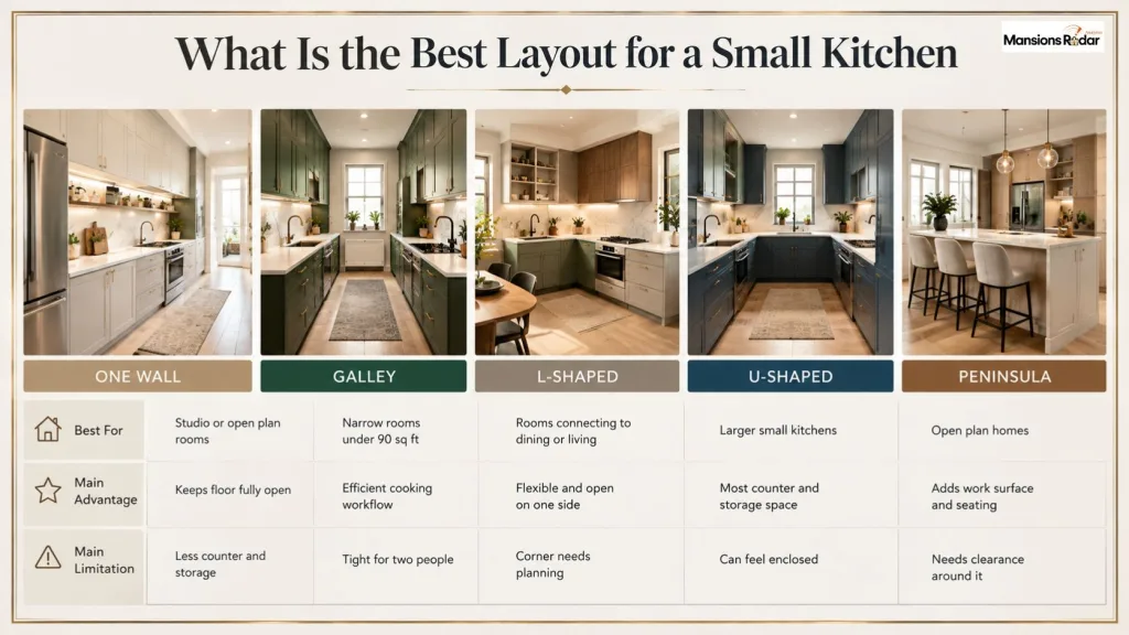 What Is the Best Layout for a Small Kitchen