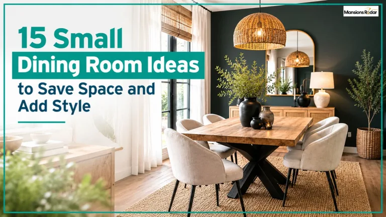 15 Small Dining Room Ideas to Save Space and Add Style