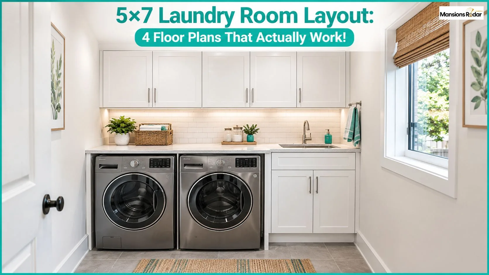 5x7 Laundry Room Layout 4 Floor Plans