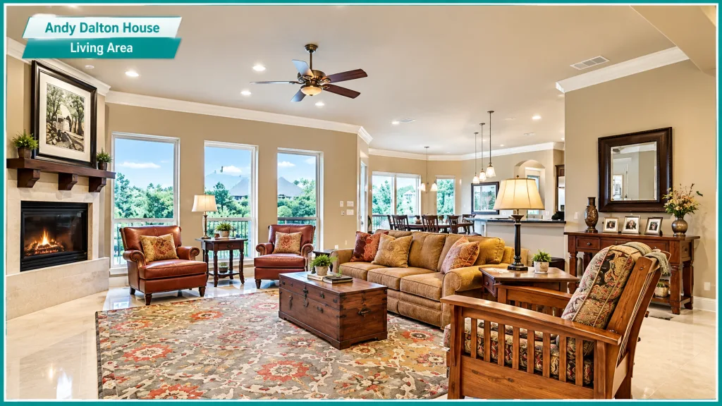 Andy Dalton House Living Area