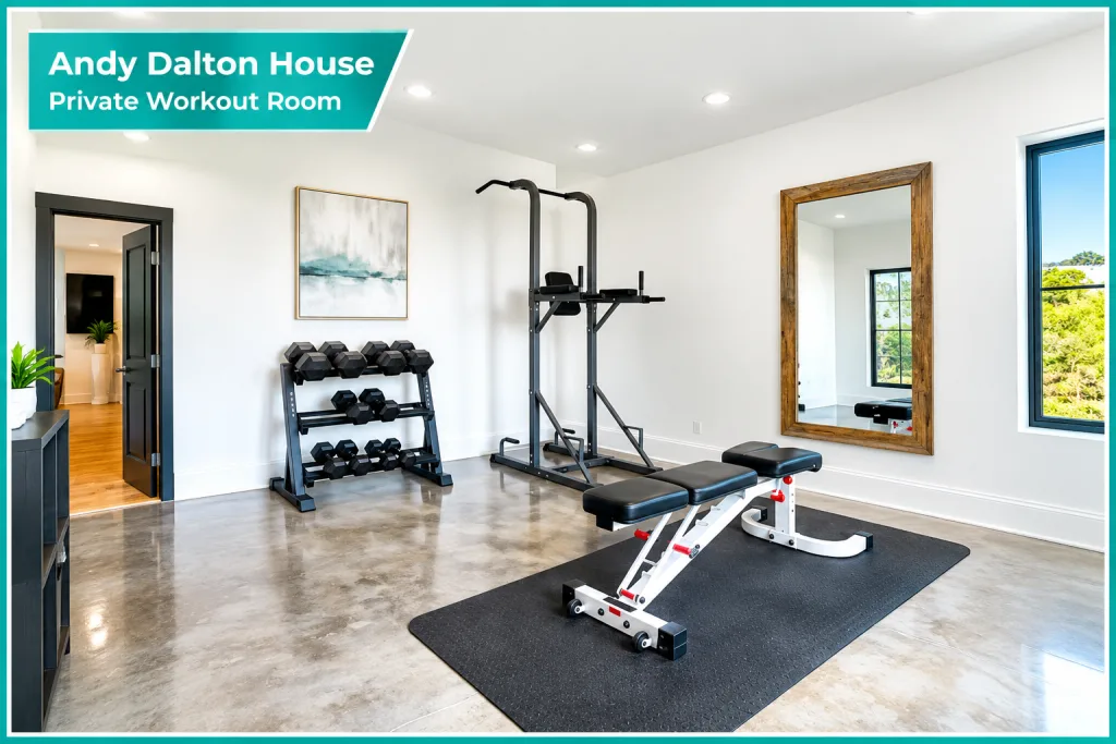 Andy Dalton House Private Workout Room