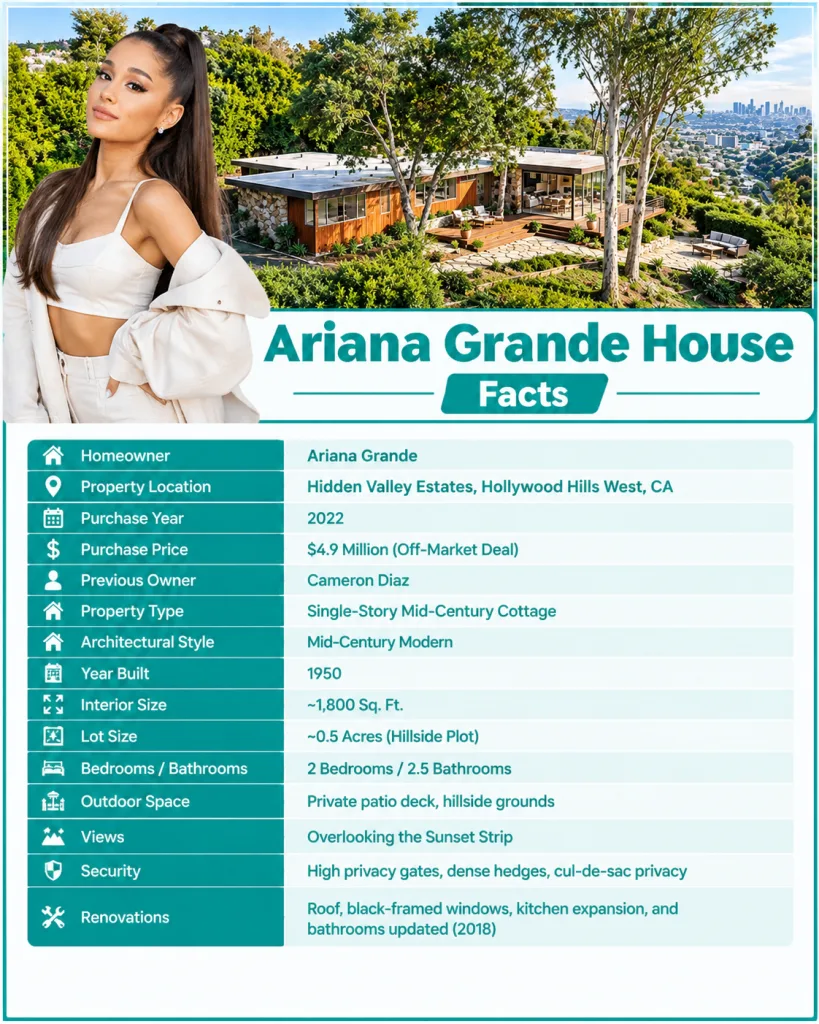 Ariana Grande House Facts