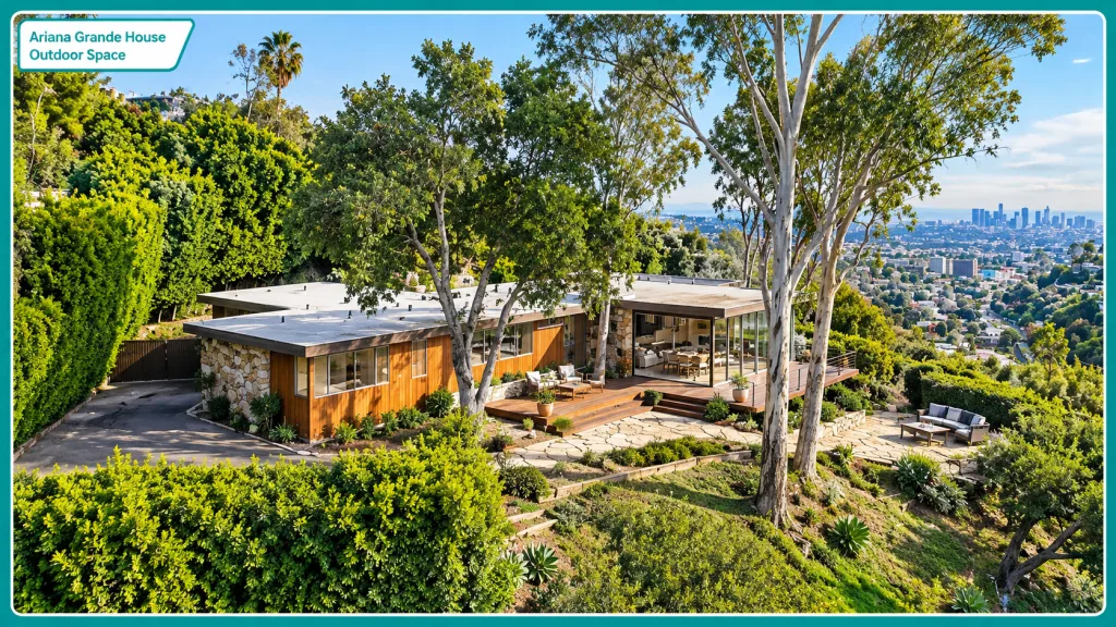 Ariana Grande House Outdoor Space