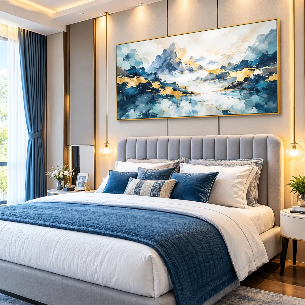 Art Bedroom Decor Hang Large Canvas Art Above the Bed for Art Bedroom Decor