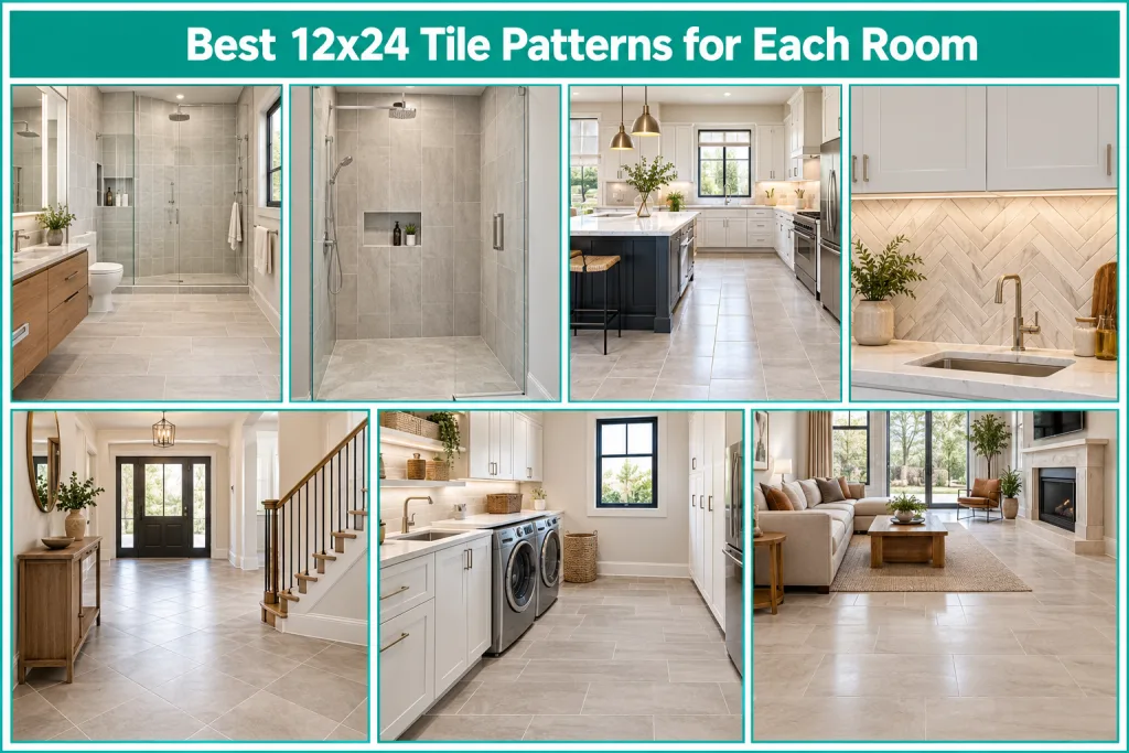 Best 12x24 Tile Patterns for Each Room